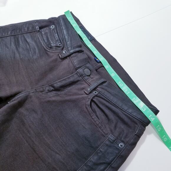 POLO Ralph Lauren Ladies Brown Moto Ankle Zip Pants Bikercore - Picture 6 of 13